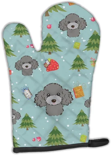 Miniatura 40 de Caroline's Treasures BB4020OVMT Dog House Collection Border Collie - Guante de horno grueso resistente al calor para sartenes calientes y horno