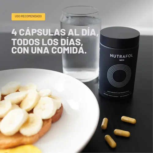 Miniatura 9 de Nutrafol Men's Hair Growth Supplements, Clinically Tested for Visibly Thicker Hair and Scalp Coverage, Dermatologist Recommended - 1 Month Supply, 1