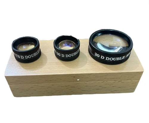 Miniatura 5 de Lente asférica doble 20D 90D y 78D (juego de 3 piezas)