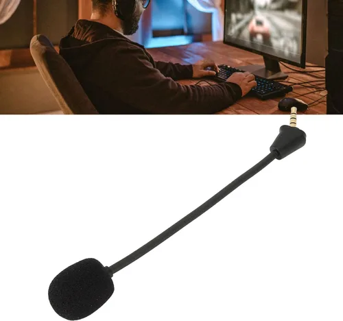 Miniatura 2 de Replacement Microphone for Hyper X Cloud II for Cloud Core for Cloud Pro Silver for Cloudx, PC Gaming Headsets Microphone, 3.5mm Plug