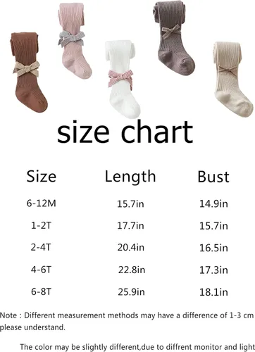 Miniatura 7 de BeiVSlley Paquete de 3 mallas para bebés y niñas, mallas de punto trenzado, medias para niños pequeños, lindas, sin costuras, pantimedias