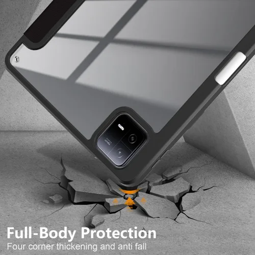 Miniatura 5 de Funda para Xiaomi Pad 6 de 11 pulgadas, carcasa rígida transparente para Xiaomi Pad Pro 2023, con encendido y apagado automático, no toque "No Tocar