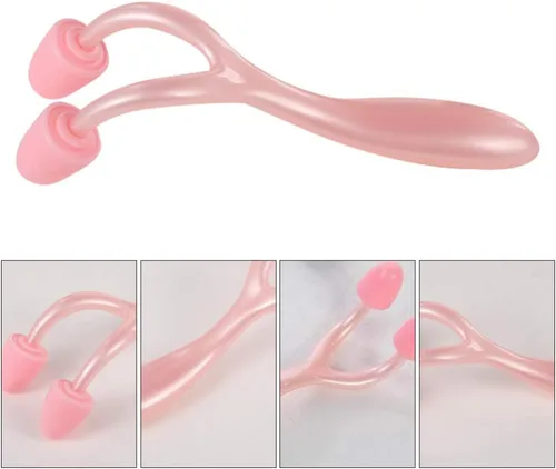 Miniatura 9 de 2 unids masajeador de rodillo facial de silicona para enderezar la nariz corrector anti-envejecimiento piel apriete herramienta de belleza para spa