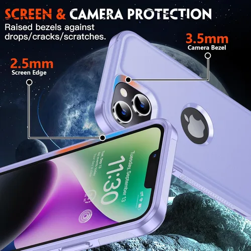 Miniatura 4 de Redpepper Funda magnética para iPhone 13 [compatible con MagSafe] [protector de pantalla de vidrio] [protección contra caídas de grado militar]