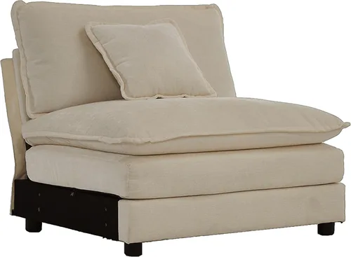 Miniatura 88 de SoarFlash Sofá modula, de felpilla, posición de en medio, beige
