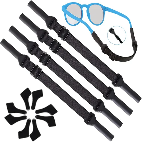 Miniatura 9 de Correa de lentes para niños pequeños (6.5 a 10 pulgadas), agarre de oreja para lentes de ojos