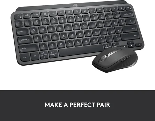 Miniatura 13 de Logitech MX Keys Mini - Teclado minimalista, iluminado, inalámbrico, compacto, con Bluetooth, retroiluminación, USB-C, compatible con Apple macOS