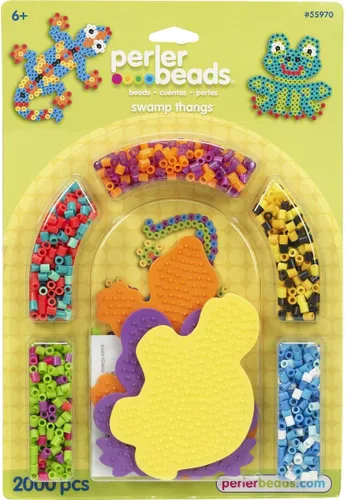 Miniatura 10 de Perler Kit de actividades para manualidades con cuentas de dinosaurios, 5004 piezas