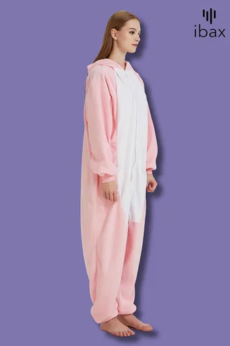 Miniatura 7 de IBAX Pijama de forro polar para adultos. Disfraz de mameluco para adultos. Mameluco de animal para adultos. Mameluco de Halloween para adultos.