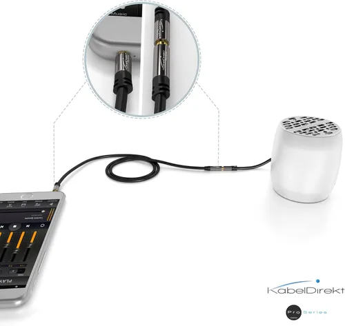 Miniatura 5 de KabelDirekt cable de extensión de audio estéreo macho a hembra (1/8 pulgada)