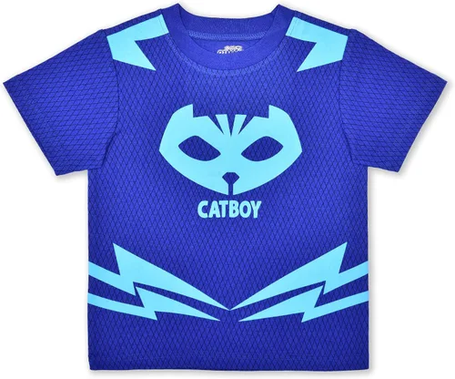 Miniatura 2 de Hasbro 's PJ Masks - Juego de 2 pantalones deportivos para niños, camisa de manga corta y pantalones deportivos