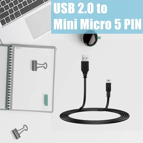 Miniatura 4 de Cable USB de repuesto de 5 pies para Provo Craft Cricut Gypsy GPSY0001 Máquina de diseño portátil
