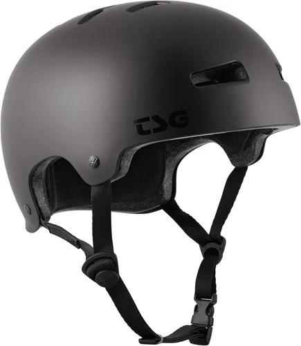 Miniatura 9 de TSG Evolution - Casco de bicicleta y patinaje para ciclismo, BMX, patinaje, patinaje, patinaje en línea, longboarding, triple certificación, Negro