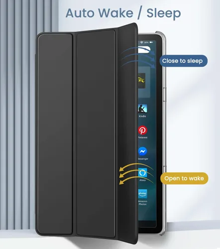 Miniatura 6 de MoKo Funda compatible con tablet Amazon Kindle Fire Max 11 (13ª generación, versión 2023) de 11 pulgadas, funda delgada de piel sintética