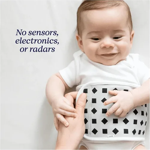 Miniatura 2 de Nanit Banda de Respiración - 100% Algodón, Funciona con el Monitor de Bebé Nanit Pro para Rastrear el Movimiento Respiratorio Libre de Sensores, Se