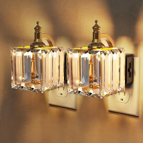 Miniatura 14 de Luces nocturnas que se enchufan a la pared, luz nocturna que cambia de color con enchufe giratorio, sensor de luz del atardecer al amanecer y brillo