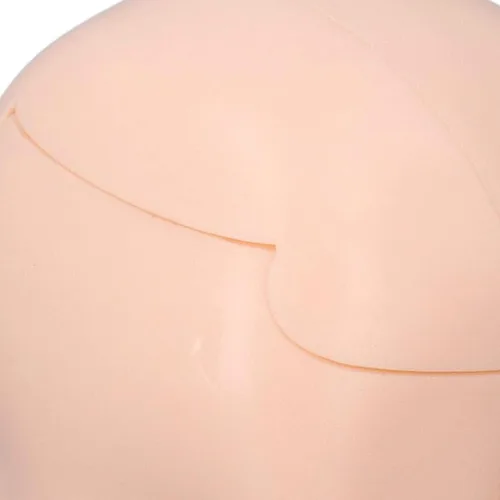 Miniatura 9 de Cabeza de muñeca en blanco, reemplazo de exquisita bola articulada de silicona para muñeca articulada de 1/12 bola para adultos (blanco normal)
