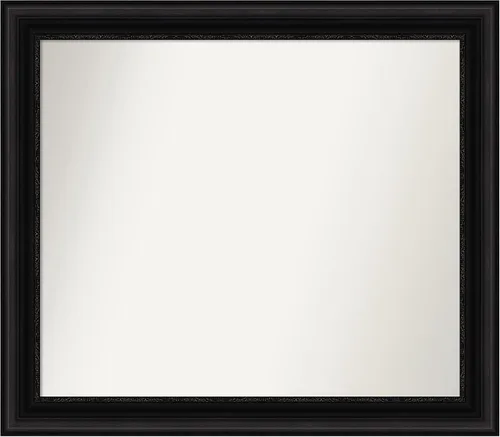 Miniatura 9 de Amanti Art Espejo personalizado, espejo de baño negro puente, espejo de pared o espejo de tocador de baño sobre el fregadero (26 x 26 pulgadas)