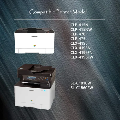 Miniatura 2 de CLT504S - Cartucho de tóner compatible con Samsung CLT-504S CLT-K504S CLT-Y504S CLT-C504S CLT-M504S CLT-M504S para impresora LC-415NW CLX-4195FW