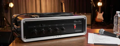 Miniatura 8 de Bogen C35 Classic Series - Amplificador mezclador de dirección pública de 35 W, amplificador PA de 4 entradas con localización telefónica, 4/8/16