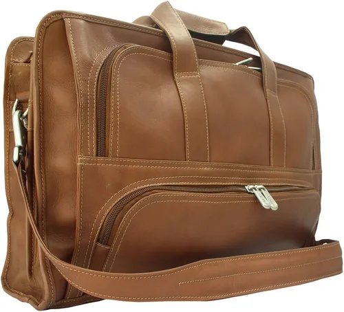 Miniatura 3 de Piel Leather Cartera de media luna, Saddle, Cartera de media luna