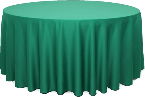 Miniatura 32 de YOUR CHAIR COVERS - Mantel rectangular L'Amour de 90 x 132 pulgadas - Mantel de boda prémium para mesas rectangulares de banquete de 6 pies - Verde