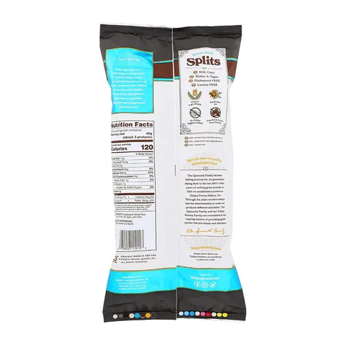 Miniatura 3 de Unique Snacks Pretzels extra de sal dividida, deliciosos horneados con estilo casero, certificado OU Kosher y sin OMG, sin sabor artificial, bolsas