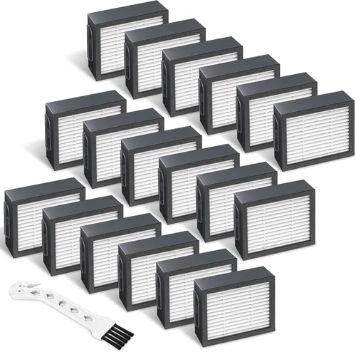 Improvedhand Filtros de repuesto aptos para i-Robot Roomba E I y J Series i7 i7+/plus i3 i3+ i4 i6 i6+ i8 i8+ E5 E6 E7 piezas de aspiradora 4639161,