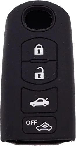 Miniatura 9 de Funda para llave de coche para Mazda 3/6 MX-5 CX-3 CX-5 CX-7 CX-9 Scion IA 2016/2017, cubierta de llave de silicona de 4 botones Amarillo