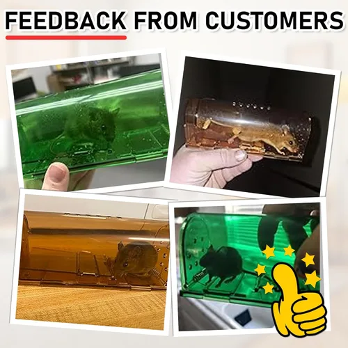 Miniatura 5 de LULUCATCH Trampas humanas para ratones, paquete de 2 trampas para ratones vivos, trampas para ratones de liberación de captura para interiores