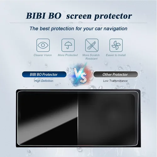 Miniatura 6 de BIBIBO 2 protectores de pantalla para Wrangler 2024 2025 2026 2025 2026 2026 Jeep Wrangler 12.3 pulgadas (1 brillante + 1Mate) accesorios para Jeep