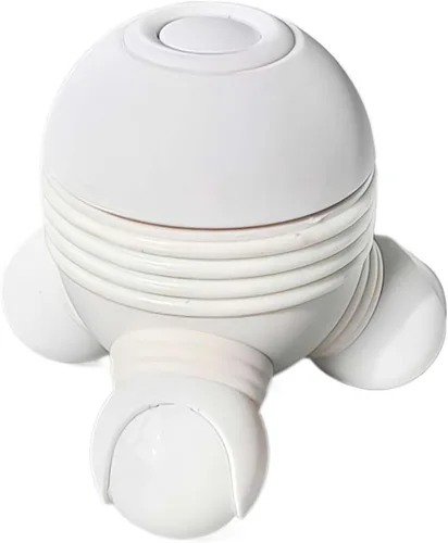 Miniatura 10 de Mini masajeador de mano – Potentes vibraciones de masaje para alivio muscular y relajación, masajeador corporal vibratorio portátil con luz LED