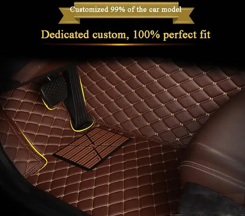 Miniatura 4 de Alfombrillas de cuero completas a medida para auto - Mejora el interior de tu vehículo con forros de piso específicos para vehículos - Perfectas