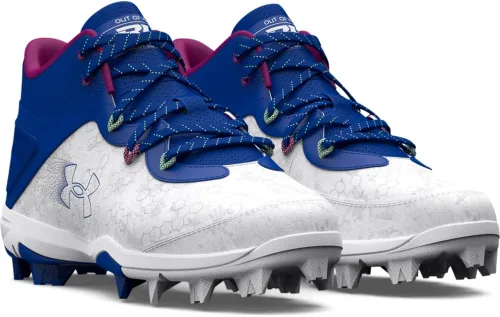 Miniatura 2 de Under Armour Harper 8 Mid TPU Jr - Tenis de béisbol unisex para niños