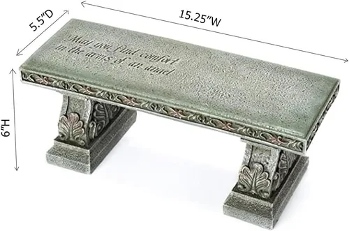Miniatura 3 de Roman. Banca de conmemoración con verso. De 15,25 pulgadas.