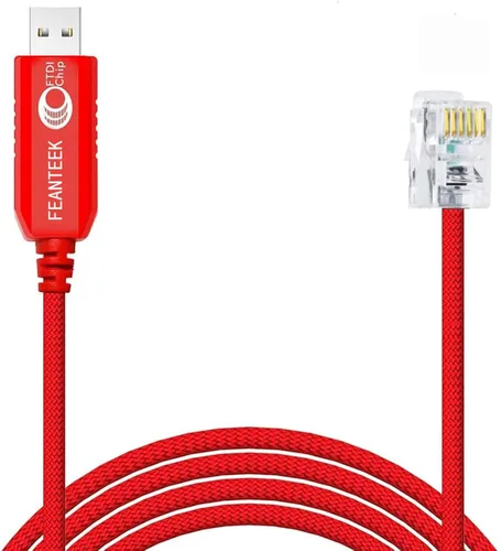 Miniatura 2 de Cable USB a RJ9 para NexStar HC (controlador de mano) con puerto RJ9, cable de control USB compatible con NexStar 8SE 6SE (5.9 ft)