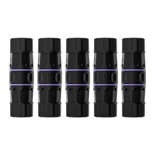 Miniatura 10 de Y.D.F Acoplador RJ45 impermeable IP68, acoplador Ethernet de cobre puro blindado, acoplador Gigabit IP68 impermeable Ethernet al aire libre conector