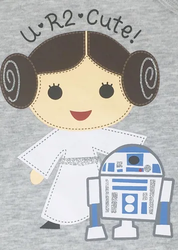 Miniatura 5 de STAR WARS Princess Leia - Conjunto de mono y mameluco sin mangas