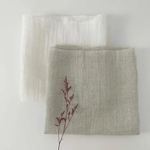 Miniatura 6 de Tela de tweed de gofre de lino 7349 7350 Natural