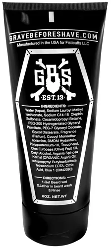 Miniatura 2 de GRAVE BEFORE SHAVE™ CHAMPÚ PARA LAVAR BARBA 6oz. Tubo