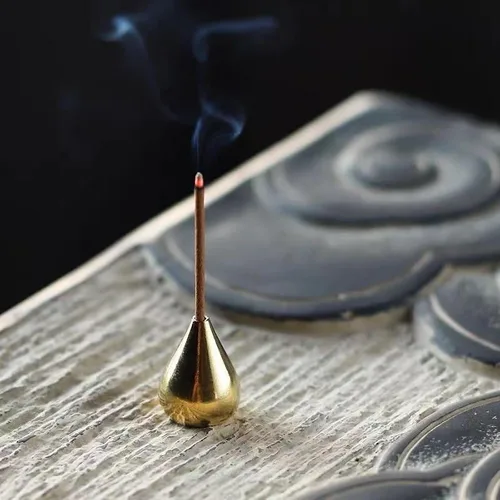 Miniatura 6 de Quemador de incienso de cerámica, quemador de incienso para meditación, decoración zen, herramientas de meditación, herramientas de yoga, con 3