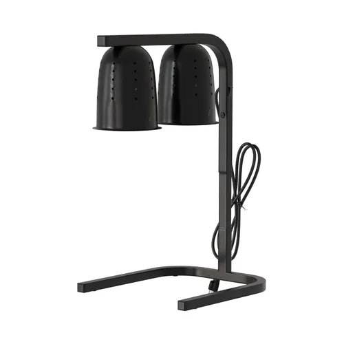 Calentador comercial negro de la comida, 500W, 120V, aluminio, altura ajustable