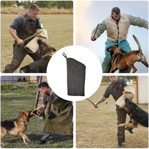 Miniatura 6 de Manga para mordeduras de perro, mangas de entrenamiento para perros, protección de brazo para entrenar perros grandes, profesional para el trabajo