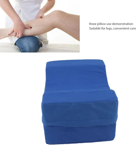 Miniatura 6 de Almohada de rodilla para dormir de lado, almohada de espuma viscoelástica para piernas entre las piernas, almohada para dolor de cadera y espalda