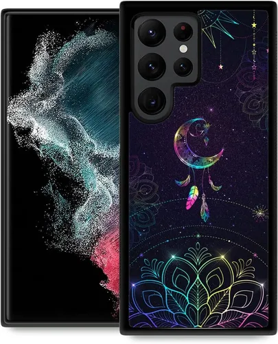 Miniatura 14 de ZHEGAILIAN Funda compatible con Samsung Galaxy S22 Ultra, diseño de patrón de policarbonato duro, antideslizante, absorción de golpes, funda Cerebro