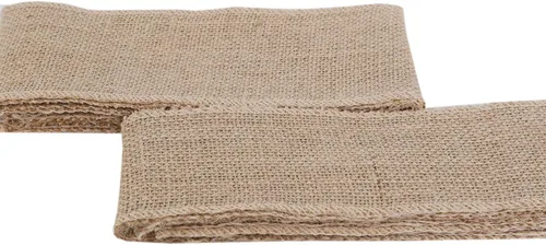 Miniatura 3 de ITIsparkle Cinta de arpillera de 3 pulgadas de ancho x 3 yardas y 4 pulgadas de ancho x 3 yardas, total 6 yardas