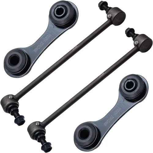 Miniatura 101 de Detroit Axle - 4 barras estabilizadoras AWD para Chrysler 300 2005-2019 Dodge Charger 2005-2008 2005-2008 Magnum Stabilizer Enlaces de extremo