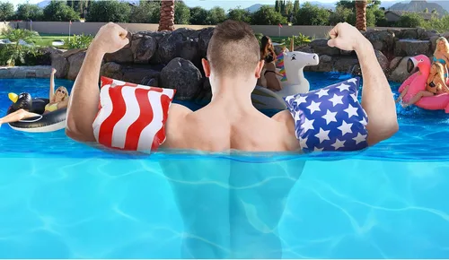 Miniatura 3 de GoFloats Flotadores de ala de agua para adultos, compra la piscina, disponibles en múltiples diseños (solo uso novedoso)