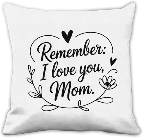 Mom Birthday Gifts for Moms Valentines Day Velvet Pillow Covers 16X16 Best Mom Presents Mama Gift Mama Mommy Gifts Pillow Case Bedroom Decoration