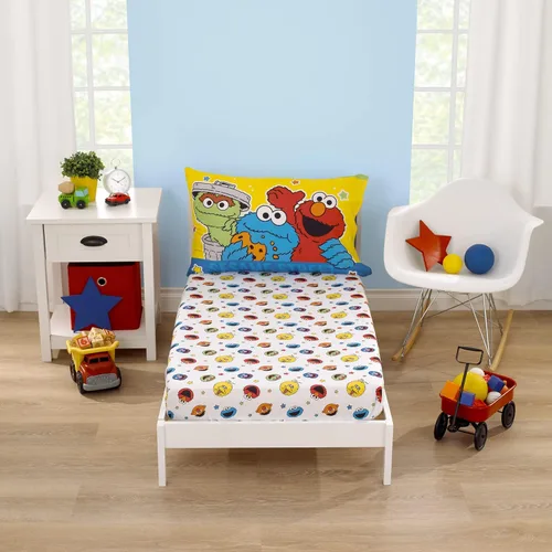 Miniatura 11 de NoJo Marvel Spider-Man to The Rescue - Juego de sábanas de 2 piezas para niños pequeños, color rojo, blanco y azul, sábana bajera ajustable